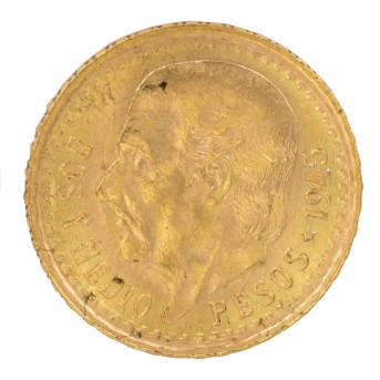 Mexiko/GOLD – 2 ½ Pesos 1945,