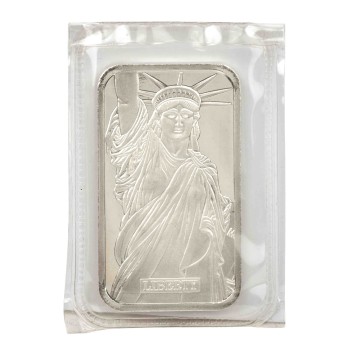 USA/SILBER – 1 Unze Barren 1982 JM MTB, Liberty