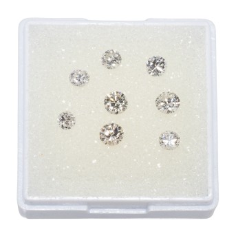 Konvolut Brillanten zus. 1,13 ct,