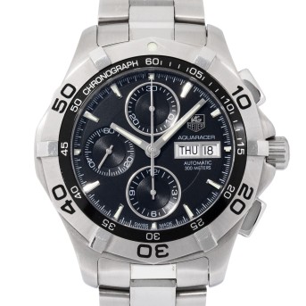 TAG HEUER Aquaracer Chronograph Ref. CAF2010 mit Box und Papieren, 2009. 