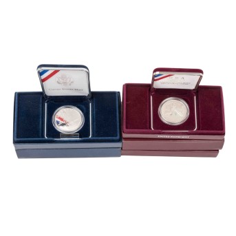 USA/SILBER – 2 Sets Olympiade,