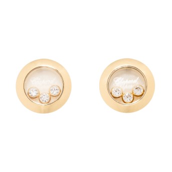 CHOPARD Paar Ohrstecker 'Happy Diamonds', 