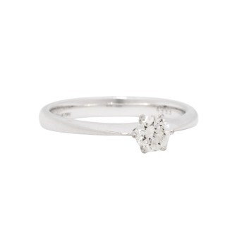WEMPE BY KIM WEMPE BY KIM Solitärring mit Brillant ca. 0,30 ct,