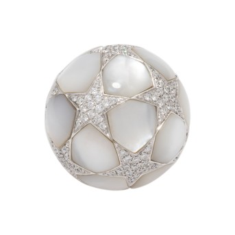 Wechselschließe mit Brillanten von zus. ca. 1,8 ct,