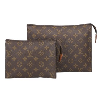 LOUIS VUITTON VINTAGE Set Kosmetiktaschen.