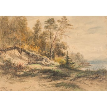 PETERS, PIETER FRANCIS (1818-1903), "zu Leoni, Starnberger See", 1897,