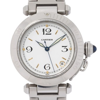 CARTIER Neo-Vintage Pasha Armbanduhr, Ref. R4010. Ca. 1990er Jahre.