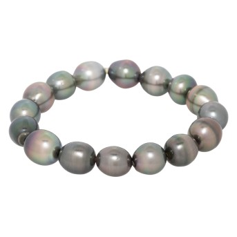 Armband mit 16 Tahitiperlen,