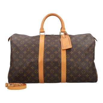 LOUIS VUITTON VINTAGE Weekender "KEEPALL 45".