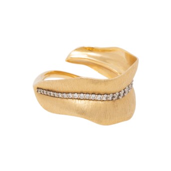 OLE LYNGGARD Ring "Leaves" mit Diamanten