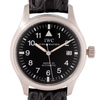 IWC Mark XV Fliegeruhr Ref. IW3253 Herrenuhr mit Papieren, 2000.