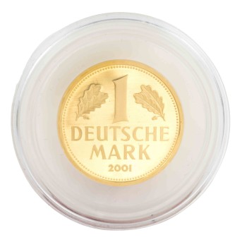 BRD/GOLD 1 Deutsche Mark 2001/A