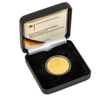 BRD/GOLD 100 Euro 2003/F "Quedlinburg"