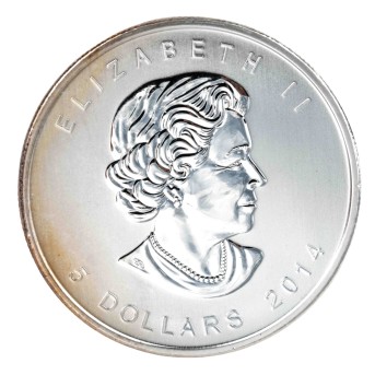 Kanada/SILBER 5 Dollar 2014 "Weißkopfseeadler"