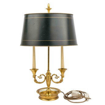KLASSISCHE BOUILLOTTE-LAMPE IM EMPIRE-STIL