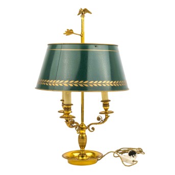 KLASSIZISTISCHE BOUILLOTE-LAMPE IM STIL DES AUSGEHENDEN 18. JAHRHUNDERTS