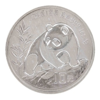 China/SILBER 10 Yuan 1990