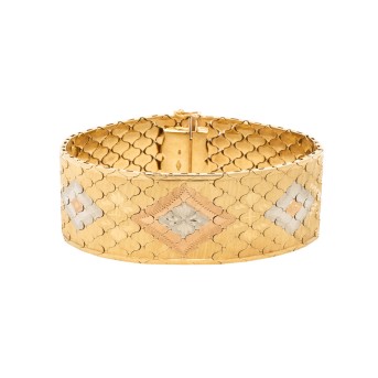 Armband mit floralem Dekor, 