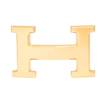 HERMÈS Gürtelschließe 'H'.