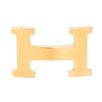 HERMÈS Gürtelschließe 'H'.