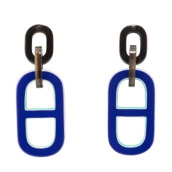 HERMÈS Ohrstecker 'PIGMENT'.
