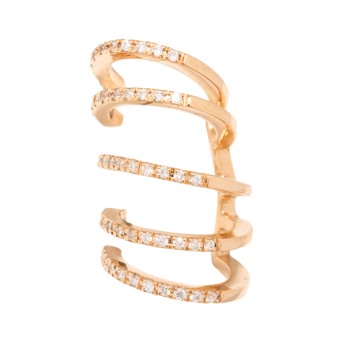 GOLD&ROSES Ohrstecker 'Crawler Shewel Earring 5L', 