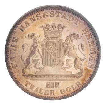 AD - Freie Hansestadt Bremen, 1 Taler 1871