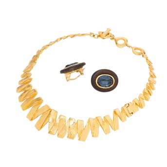 YVES SAINT LAURENT VINTAGE Modeschmuck.
