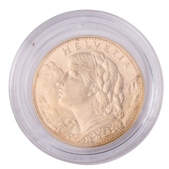Schweiz /GOLD - 10 Sfr. Vreneli 1913-B