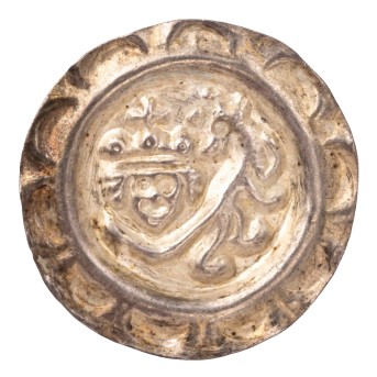 Donauwörth, königliche Münzstatte - Brakteat Friedrich II, (1215-1250),