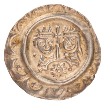 Donauwörth, königliche Münzstätte - Brakteat, Kaiser Heinrich VI. (1190 - 1197),