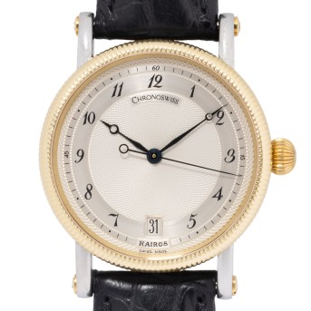 CHRONOSWISS Neo-Vintage Kairos "Medium" Herrenuhr, Ref. CH 2822 M. Ca. 1990er Jahre.