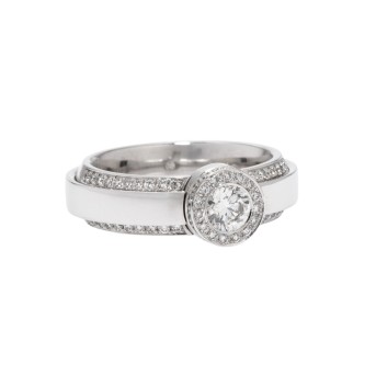 WEMPE Ring mit Brillanten von zus. ca. 0,87 ct,