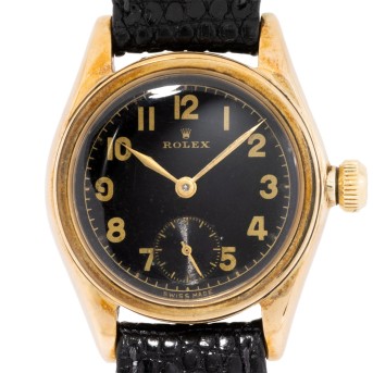ROLEX Vintage Oyster 'Gilt Dial' Ref. 2574 in 9K Roségold von 1936.