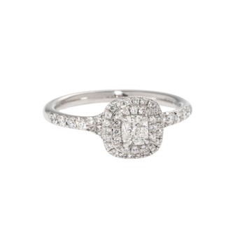 TIFFANY & CO Ring "Soleste" mit Diamanten,