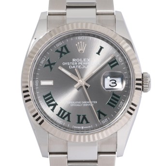 ROLEX ROLEX Datejust 36 'Wimbledon Dial' Ref. 126234 mit Box und Papieren von 2023.