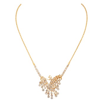 Collier mit Diamanten von zus. ca. 3,9 ct,