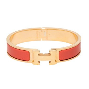 HERMÈS HERMÈS Armreif 'CLIC H', Größe PM.