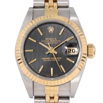 ROLEX  Lady-Datejust Tapestry Dial 'LC100' Ref 69173 Damenuhr von 1985. 
