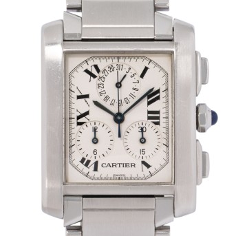 CARTIER Tank Francaise Ref. 2303 mit Box, ca. 90er/2000er Jahre.