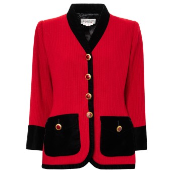 SAINT LAURENT YVES SAINT LAURENT VINTAGE Blazer, Gr. 40 (fr. 42).