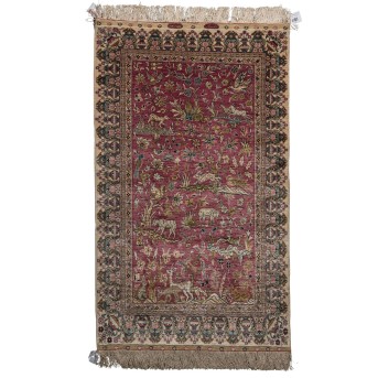 Orientteppich aus Seide. HEREKE, 20. Jh., 119x73 cm.