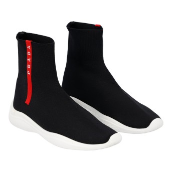 PRADA PRADA Sock-Boots, Gr. 39,5.