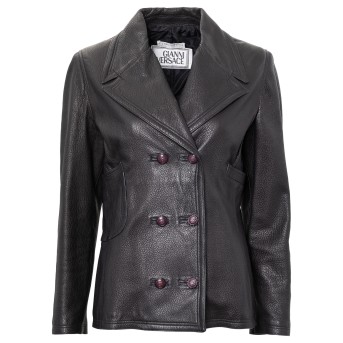 GIANNI VERSACE Lederjacke, Gr. 36.
