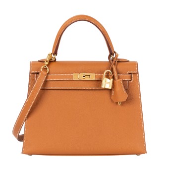 HERMÈS HERMÈS Henkeltasche 'KELLY BAG 25 SELLIER', Koll.: 2023.