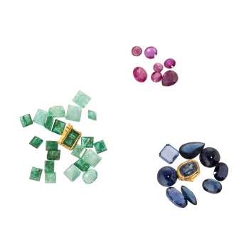 Konvolut Edelsteine,