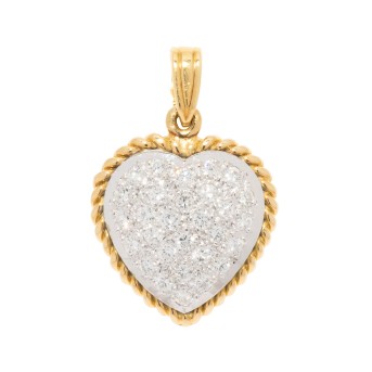 Anhänger "Herz" mit Brillanten