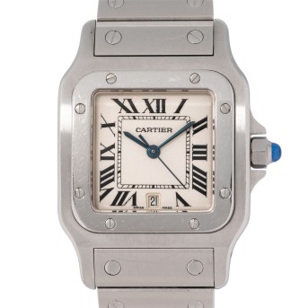 CARTIER Santos Galbée Ref. 1564 Herrenuhr, ca. 90er/2000er.