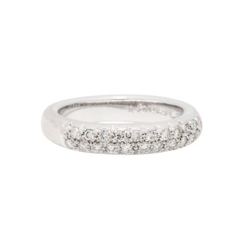Ring mit Brillanten zus. 0,42 ct,