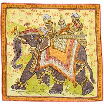 HERMÈS HERMÈS Seidencarré 'BELOVED INDIA',